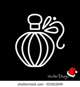 Web line icon. Perfume
