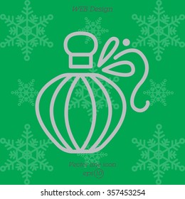 Web line icon. Perfume