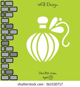 Web line icon. Perfume