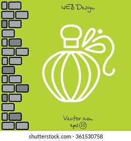 Web line icon. Perfume