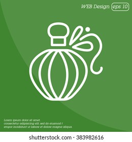 Web line icon. Perfume