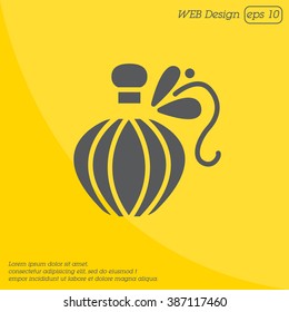Web line icon. Perfume