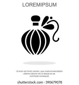 Web line icon. Perfume