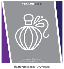 Web line icon. Perfume