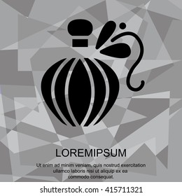 Web line icon. Perfume