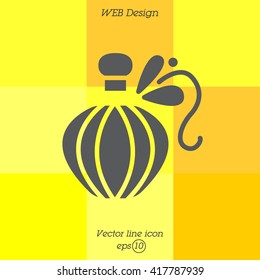 Web line icon. Perfume