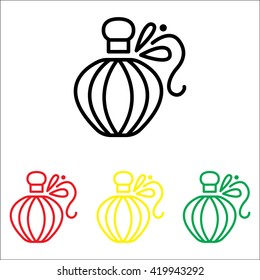 Web line icon. Perfume