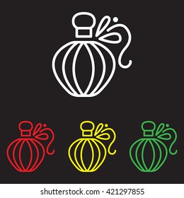 Web line icon. Perfume