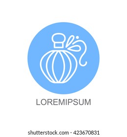 Web line icon. Perfume