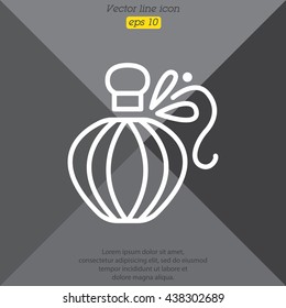 Web line icon. Perfume