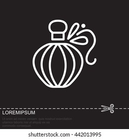 Web line icon. Perfume