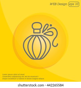 Web line icon. Perfume
