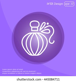 Web line icon. Perfume