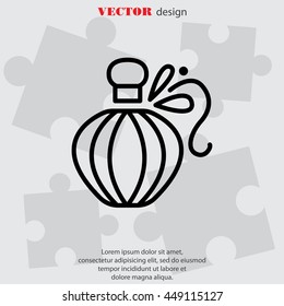 Web line icon. Perfume