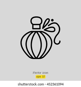 Web line icon. Perfume