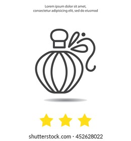 Web line icon. Perfume
