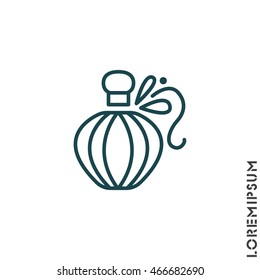 Web line icon. Perfume