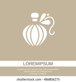 Web line icon. Perfume