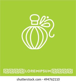Web line icon. Perfume