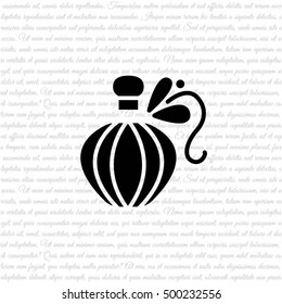 Web line icon. Perfume