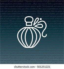 Web line icon. Perfume