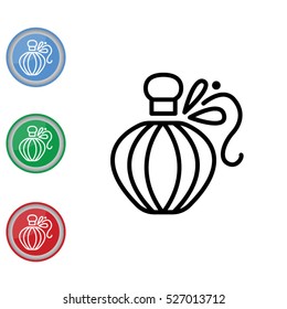 Web line icon. Perfume