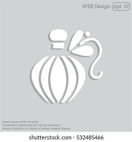 Web line icon. Perfume