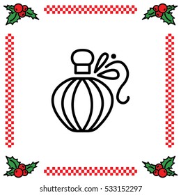 Web line icon. Perfume