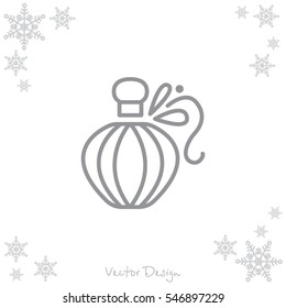 Web line icon. Perfume