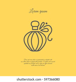 Web line icon. Perfume