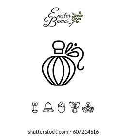 Web line icon. Perfume