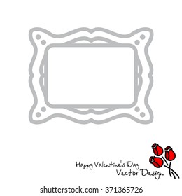 Web line icon. Picture frame.