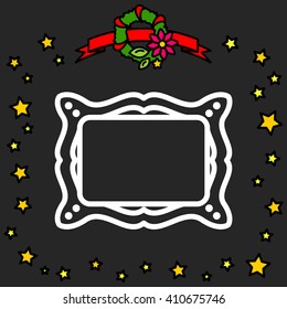 Web line icon. Picture frame.