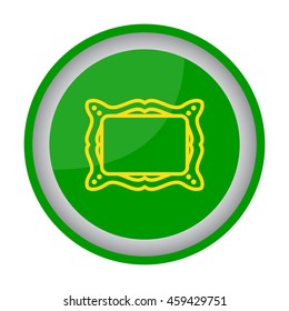 Web line icon. Picture frame.