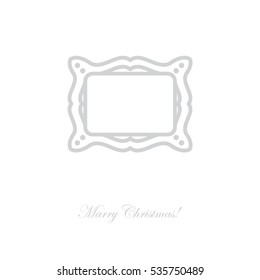 Web line icon. Picture frame.