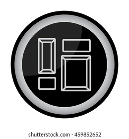Web line icon. Picture (photo) frame.