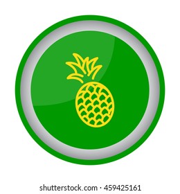 Web line icon. Pineapple