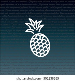 Web line icon. Pineapple