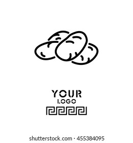 Web line icon. Potatoes