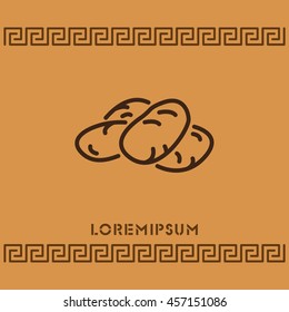 Web line icon. Potatoes