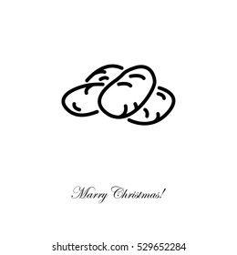 Web line icon. Potatoes