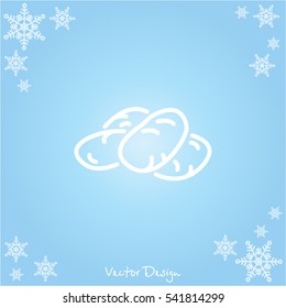 Web line icon. Potatoes