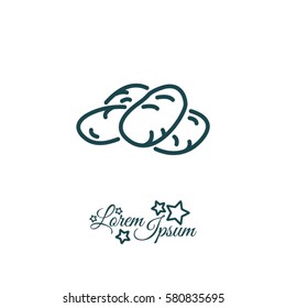 Web line icon. Potatoes