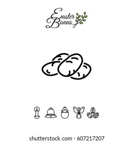 Web line icon. Potatoes