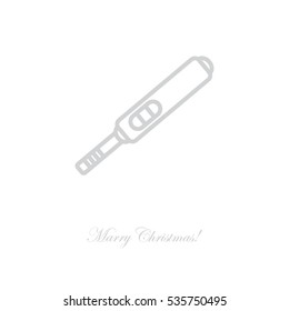Web line icon. Pregnancy test.
