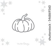 Web line icon. Pumpkin