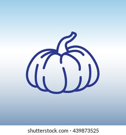 Web line icon. Pumpkin