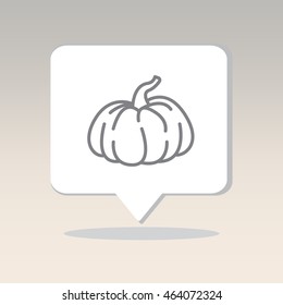 Web line icon. Pumpkin