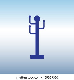 Web line icon. Rack, hanger.