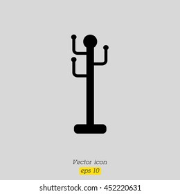 Web line icon. Rack, hanger.